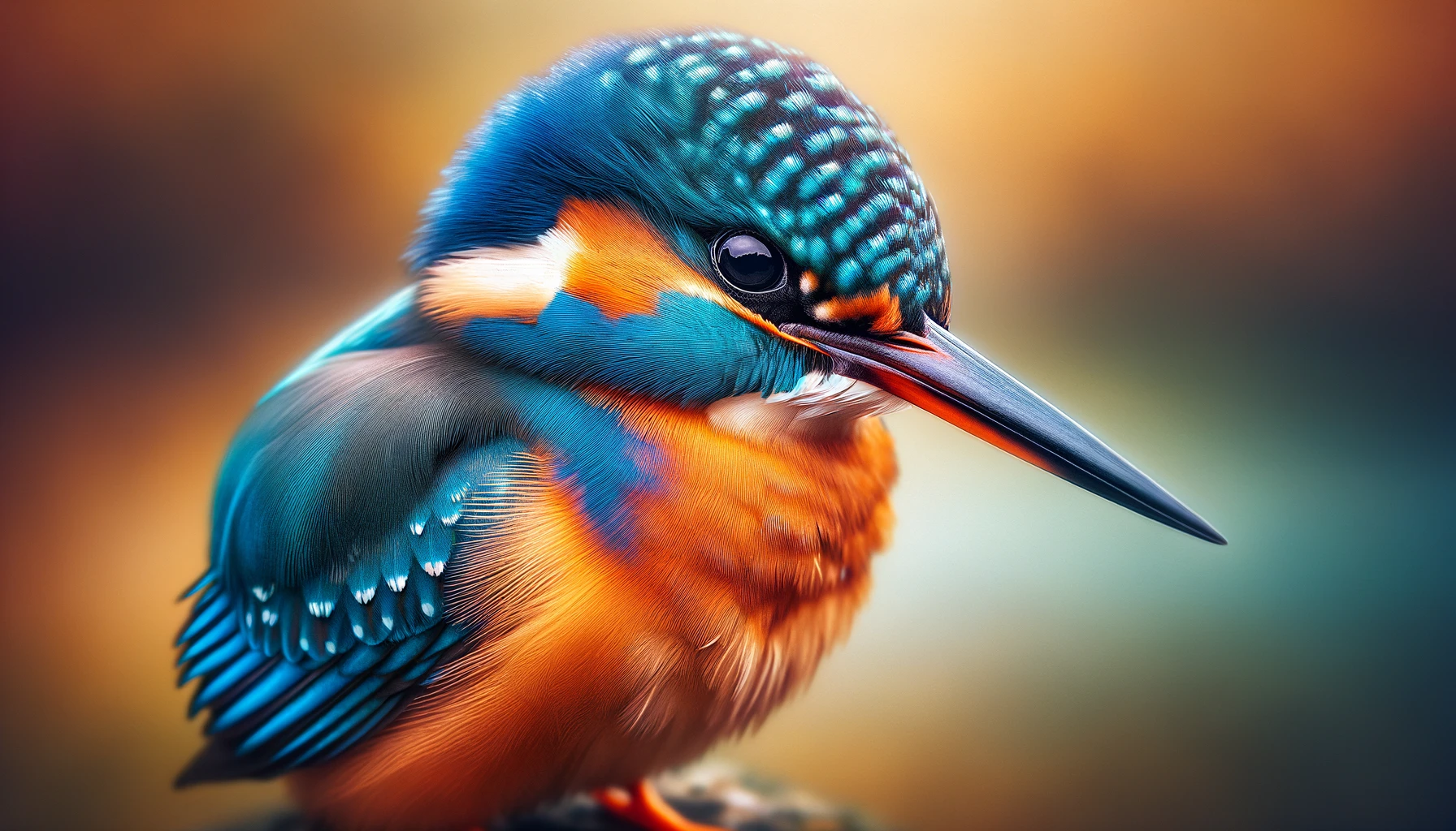 A Closeup Image of a Kingfisher