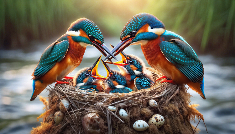 A Kingfisher Family