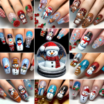 Snow Man Nail Art Guide – FREE Image Download