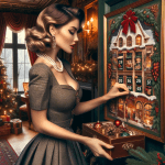 Woman with Christmas Candy – Free Image Download