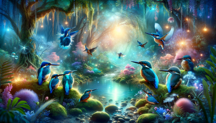 An Enchanting Image of Kingfishers
