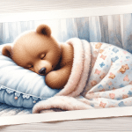 Rainbow Porcupine Sleeping on a Pillow Painting – FREE Image Download