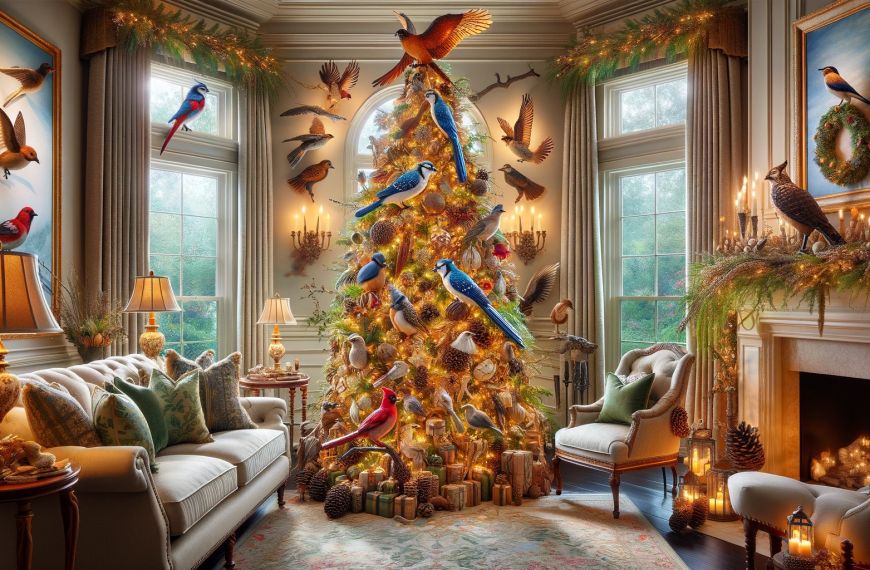 Bird Themed Christmas Tree
