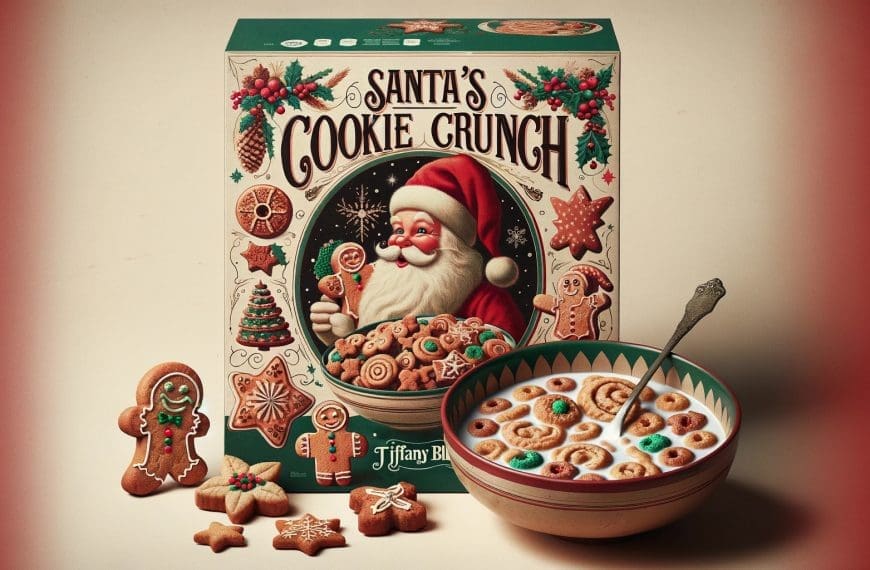 Christmas Cookie Cereal Box