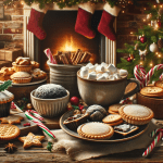 Santa Mug Hot Cocoa and with Marshmallows and Straw – Ai Generated Image – FREE Download