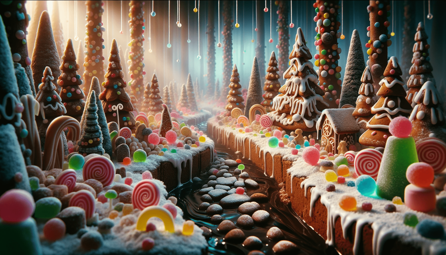 Gingerbread House River