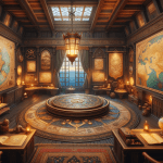 Gnome Castle Library – Ai Generated Image – Royalty FREE Download