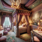 Gnome Castle Princess Bedroom – Ai Generated Image – Royalty FREE Download