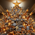 Penguin Christmas tree – Ai Generated Image – FREE Download