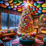 Cotton Candy Christmas Tree – Ai Generated Image – FREE Download