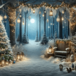 1920’s Gatsby style Christmas backdrop – Free Image Download