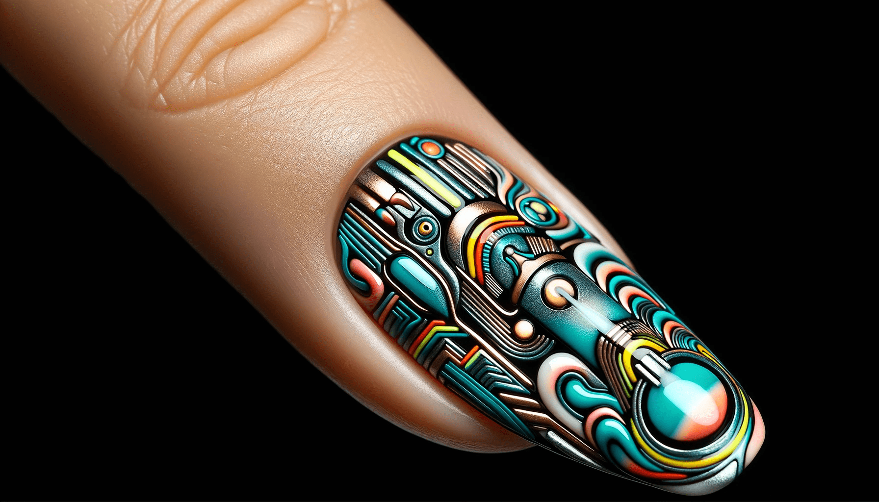 Modern Design Avant Gard Nail Art