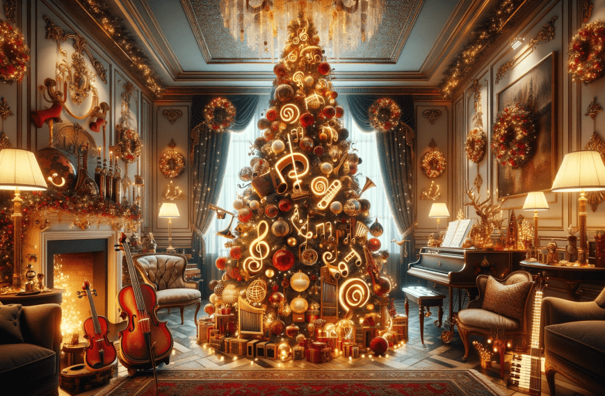 Musical Themed Christmas Tree