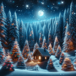 Christmas Snow Full Moon Window Cozy Night Santa – FREE Image Download