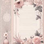Garden Butterfly Notepad Stationery – Ai Generated Image – FREE Download