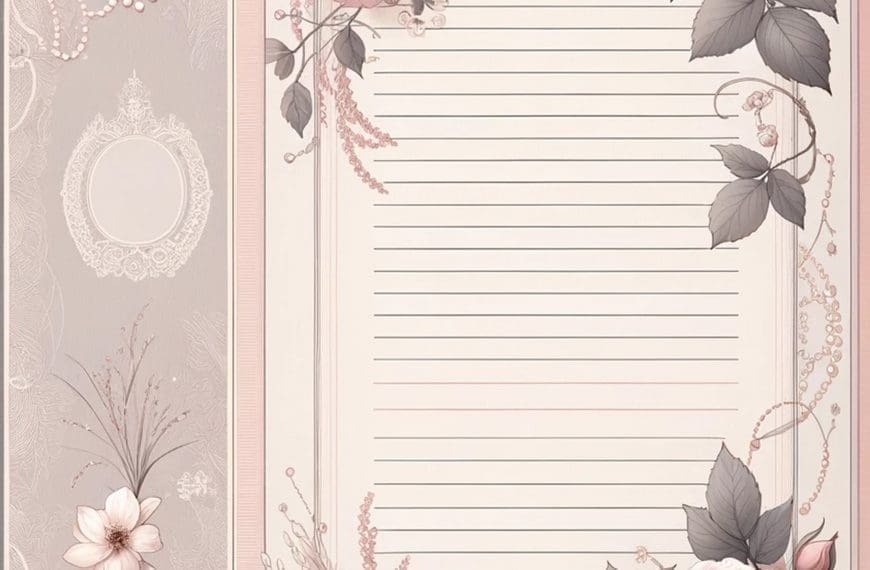 Pastel floral stationery 2 scaled
