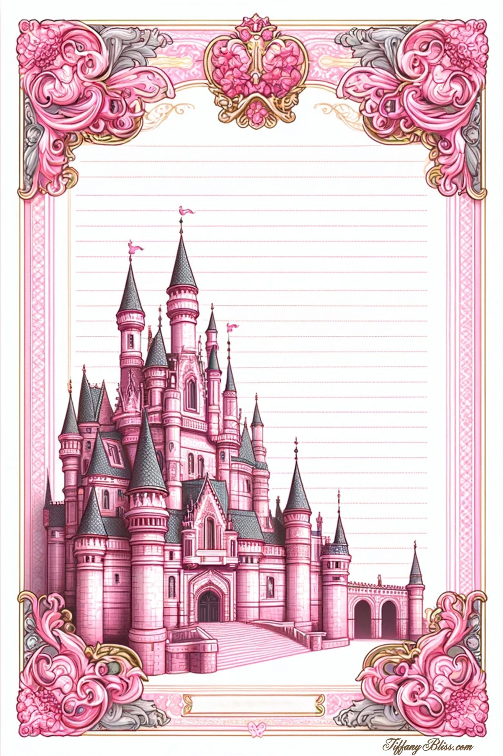 Pink castle stationary 2 scaled