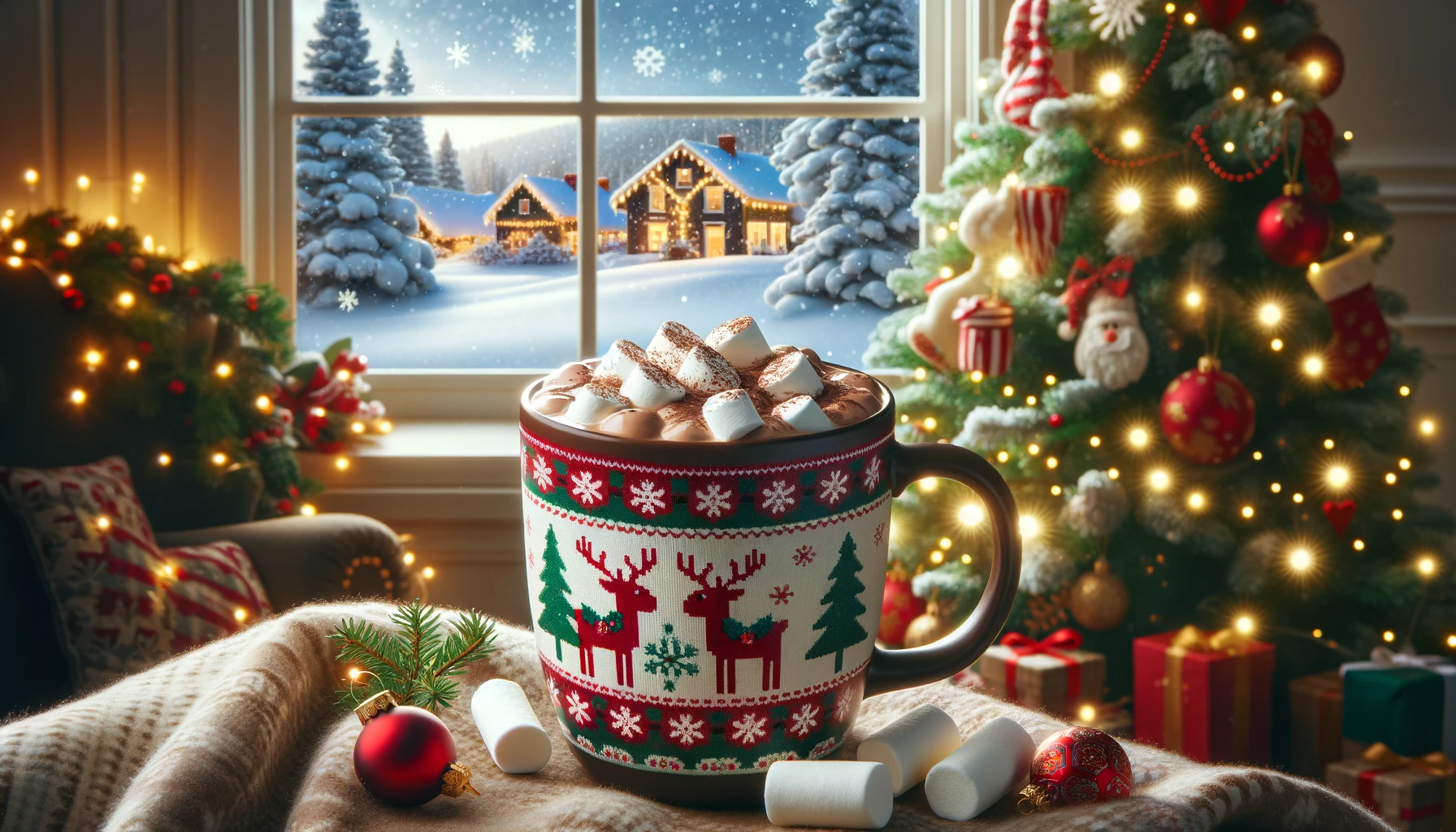 Reindeer Mug Hot Chocolate