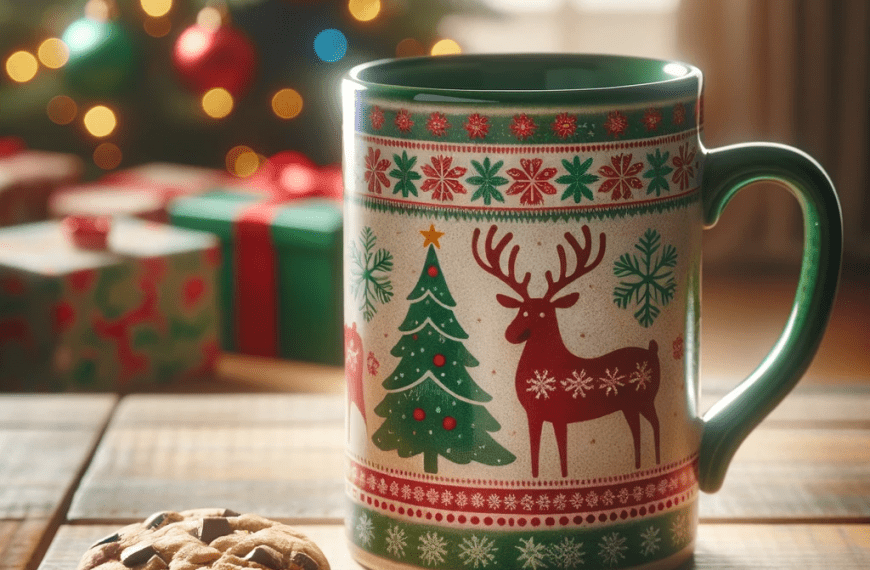 Reindeer Mug with Cookie