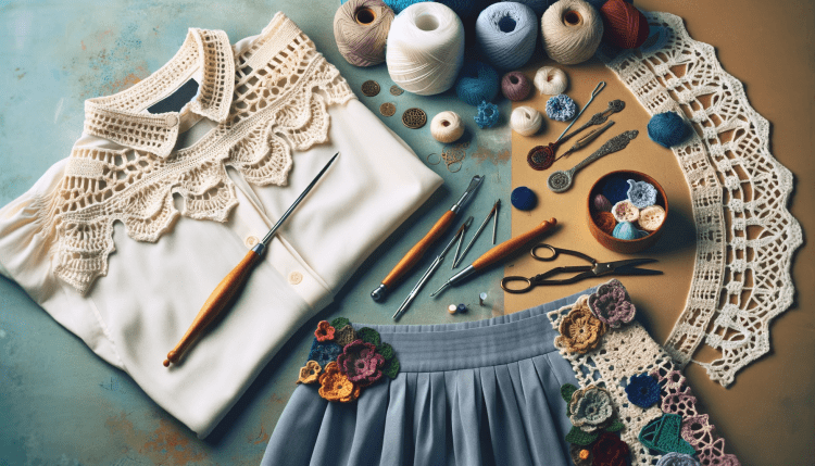 Revamping Old Clothes With Crochet Lace