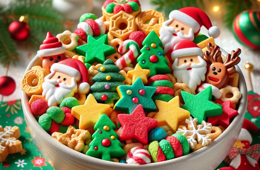 Santa Reindeer Christmas Cereal Bowl