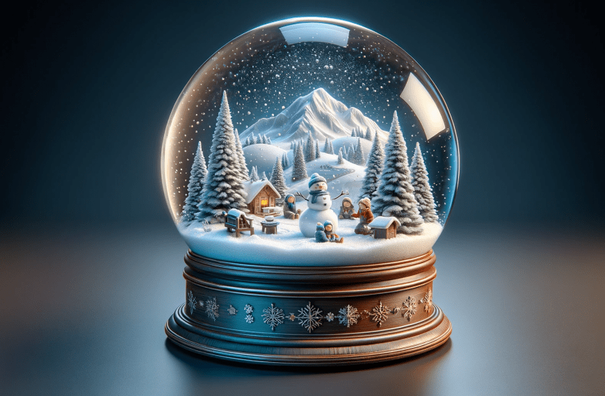 Snowman Christmas Snow Globe