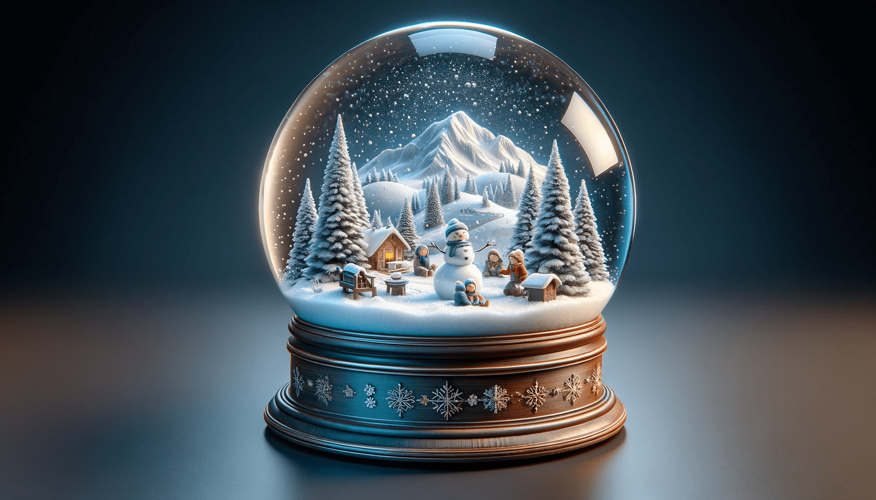 Snowman Christmas Snow Globe