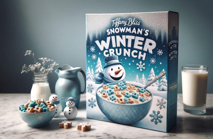 Snowman Winter Cereal Tiffany Bliss