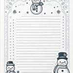 Reindeer Winter Christmas Notepad Stationery – Ai Generated Image – FREE Download