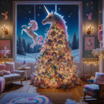 Rollercoaster Christmas Tree – Ai Generated Image – FREE Download