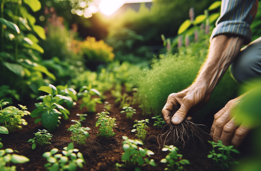 Weeding a Garden
