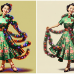 Woman in Snow Dress – Ai Generated Image – FREE Download