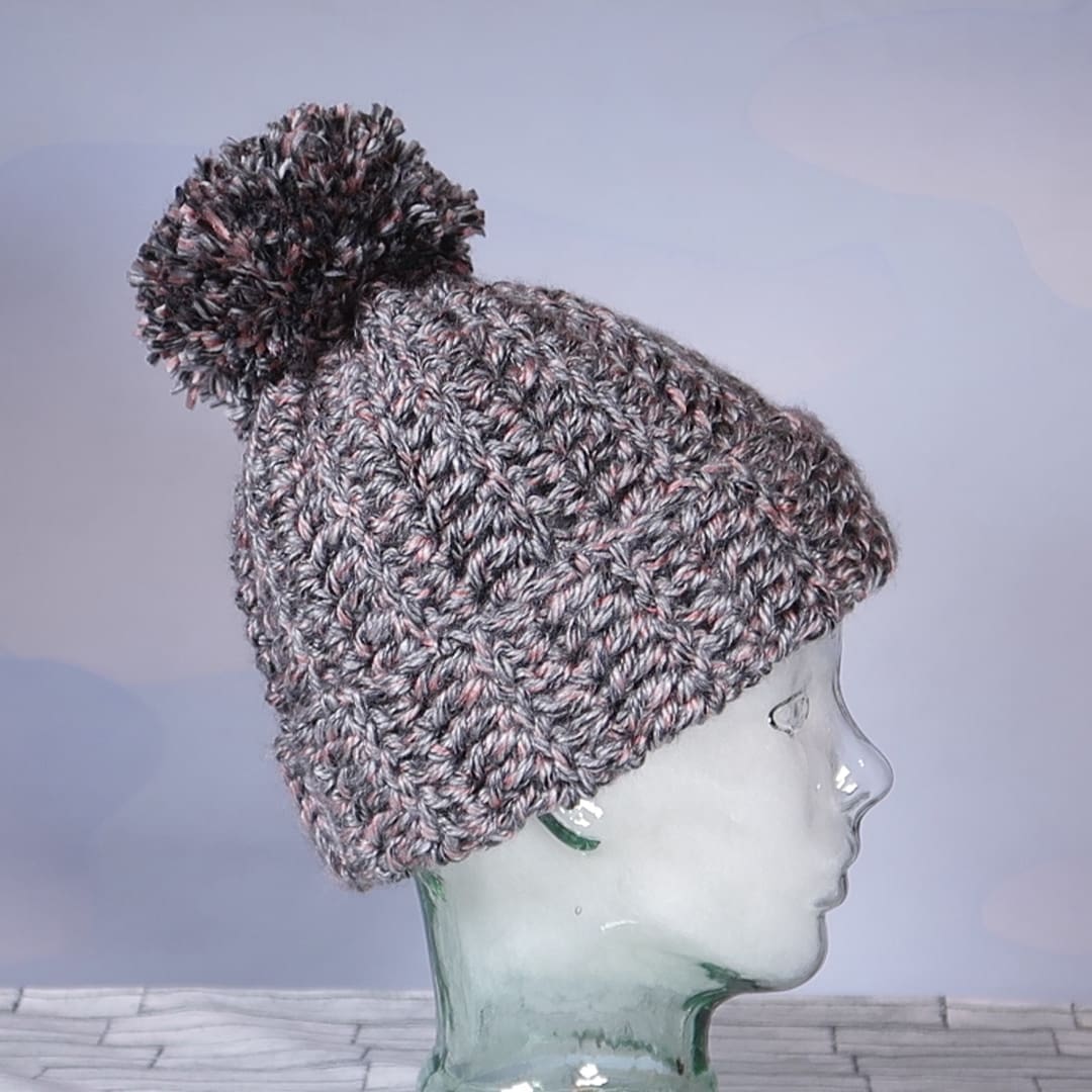 side 2 crochet hat